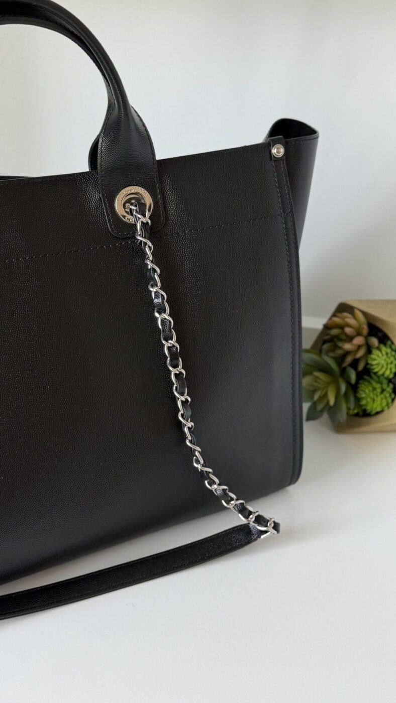 Chanel Leather Deauville Large - Image 8