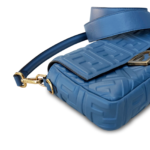 Fendi Baguette NM Bag Nappa Embossed Leather Medium - Image 6