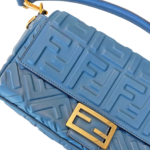 Fendi Baguette NM Bag Nappa Embossed Leather Medium - Image 8