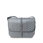 Goyardine Belvedere II MM Messenger Bag Grey