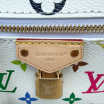 Louis Vuitton LVxTM Vanity Chain Pouch Murakami White Multicolor Monogram Canvas - Image 6