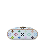 Louis Vuitton LVxTM Vanity Chain Pouch Murakami White Multicolor Monogram Canvas - Image 3