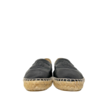 Chanel Black Lambskin Espadrilles 37 - Image 3