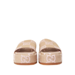 Gucci GG Jumbo Print Platform Slides 38.5 - Image 2