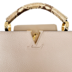 Louis Vuitton Taurillon Capucines BB Galet - Image 6