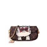 Louis Vuitton Monogram Ivy Wallet On Chain Catogram Collaboration