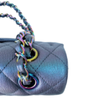 Chanel Medium Classic Double Flap Bag Purple Iridescent Caviar Mermaid Hardware - Image 4