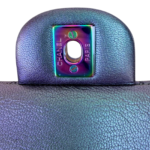 Chanel Medium Classic Double Flap Bag Purple Iridescent Caviar Mermaid Hardware - Image 6