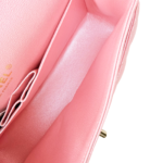 Chanel Iridescent Caviar Quilted Small Double Flap Rose Pink - Image 6