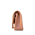Chanel Lambskin Quilted Medium Double Flap Caramel Brown - Image 3