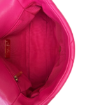 Chanel 19 Hot Pink Quilted Lambskin Medium - Image 4