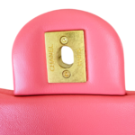 Chanel Lambskin Enamel Quilted Pending CC Mini Square Flap Pink - Image 4