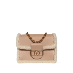 Louis Vuitton Mini Dauphine Shearling Beige Croasbody