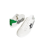 Gucci Ace Cat Tennis Shoes White Green 38.5 Women - Image 4
