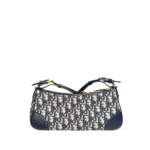 Christian Dior Navy Blue Fabric Oblique 30 Montaigne Wanderlust Shoulder Bag - Image 2