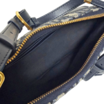 Christian Dior Navy Blue Fabric Oblique 30 Montaigne Wanderlust Shoulder Bag - Image 4