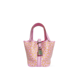 Hermes Swift Micro Lucky Daisy Picotin Lock Mauve Sylvestre Pink