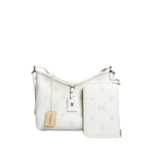 Louis Vuitton Carryall PM Empreinte Milky White & Blue Palette Crossbody With Pouch