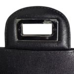 Chanel Reissue 2.55 Jumbo Flap Chevron Sheepskin Black On Black Shoulder Bag - Image 5