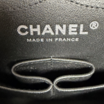 Chanel Reissue 2.55 Jumbo Flap Chevron Sheepskin Black On Black Shoulder Bag - Image 9