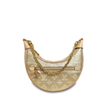 Louis Vuitton Mini Loop Gold Monoglam Jacquard Canvas Crossbody