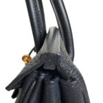 Hermes Hermes Togo Birkin 25 Black - Image 7