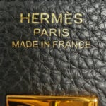 Hermes Hermes Togo Birkin 25 Black - Image 8