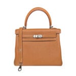 Hermes Gold Togo Kelly 25 Retourne Palladium Hardware 2024