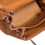 Hermes Gold Togo Kelly 25 Retourne Palladium Hardware 2024 - Image 5