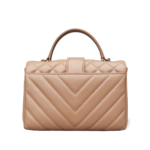 Chanel Calfskin Quilted Chevron In The City Bag Beige - Image 2