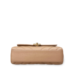 Chanel Calfskin Quilted Chevron In The City Bag Beige - Image 5