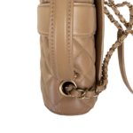 Chanel Calfskin Quilted Chevron In The City Bag Beige - Image 6