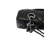 Chanel Lambskin Quilted Medium Double Flap Black SHW - Image 7