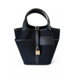 Hermes Picotin Cargo 18 Black Toile Goeland & Swift Palladium HW